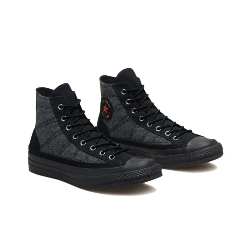 Converse Chuck Taylor All Star 70 Hi Gore Tex Black Grey Red-2