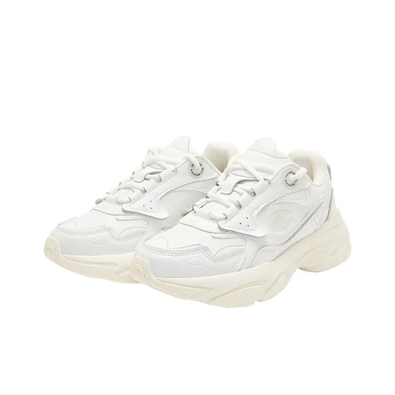 Champion Chunky Sneakers Women's Low Top White-2