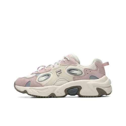 FILA FUSION Raccoon Chunky Sneakers Women's Low-Top Pink/White