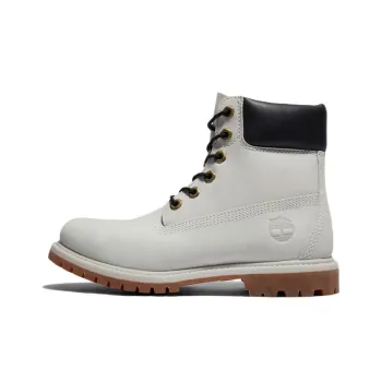 Timberland Premium 6 Inch White Women's Boots