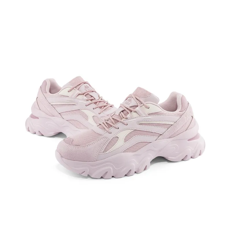 Kappa Cushioning Anti Slip And Wear Resistant Low Top Chunky Sneakers Women's Iris Purple-3