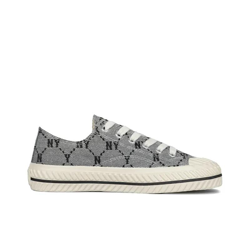 MLB NY Slip Resistant Low Top Canvas Shoes Unisex Gray-1