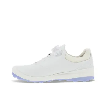 Ecco Cushioning And Abrasion Resistant Coverage Low Top Golf Shoes Women's White