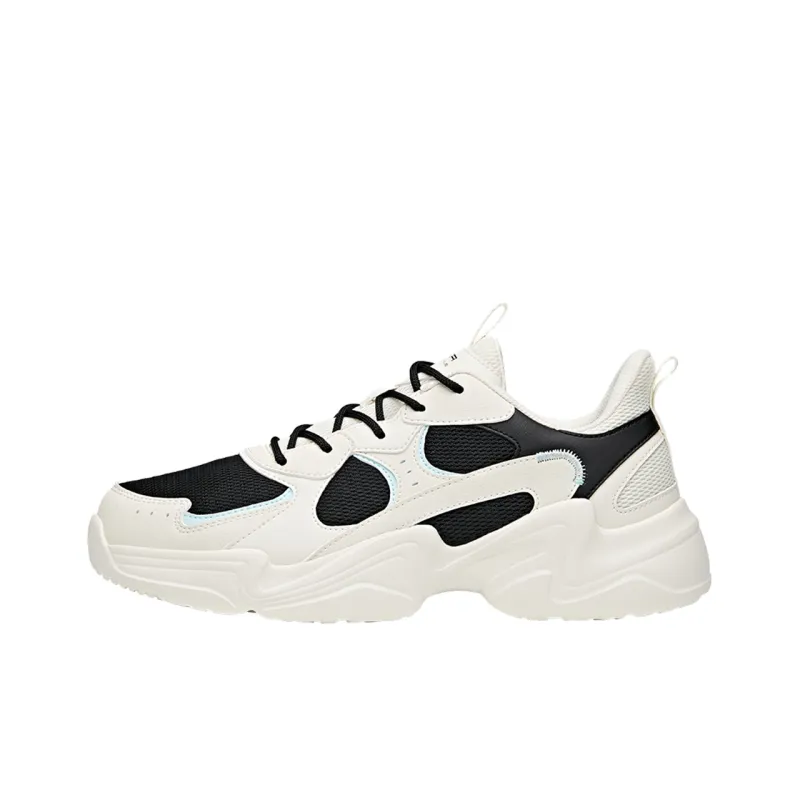 Anta Abrasion Resistant Coverage Lightweight Slip Resistant Low Top Chunky Sneakers Men's-0