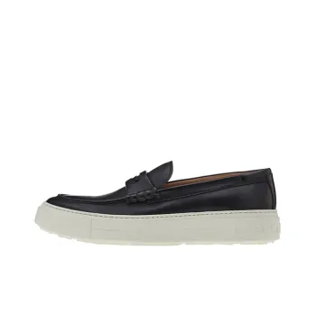 FERRAGAMO Business Casual Leather Shoes 'Black' Men's