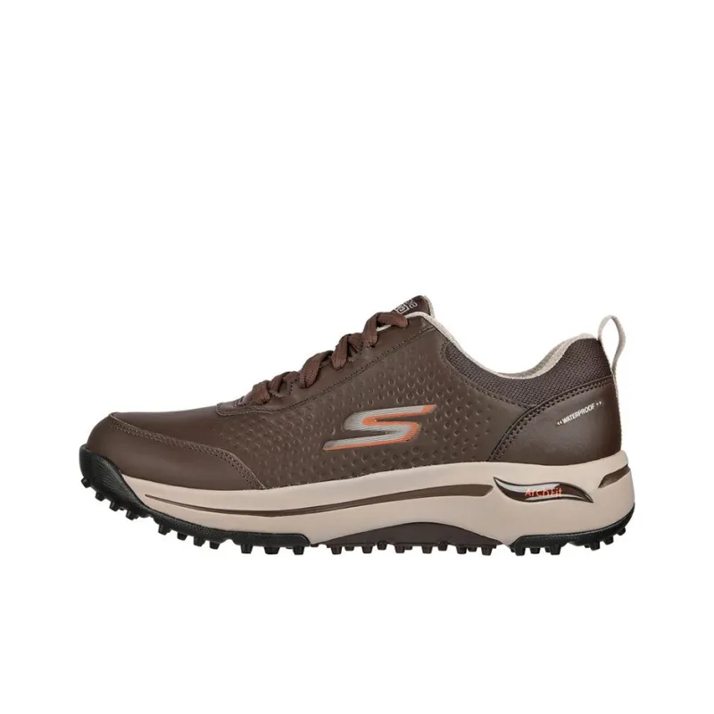 Skechers Go Golf Arch Fit-Set Up Cushioning Anti-Slip And Wear-Resistant Low-Top Golf Shoes Men's Brown-0