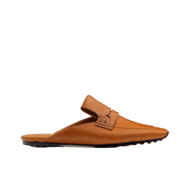 HERMES Flat Shoes Women's Brown-1