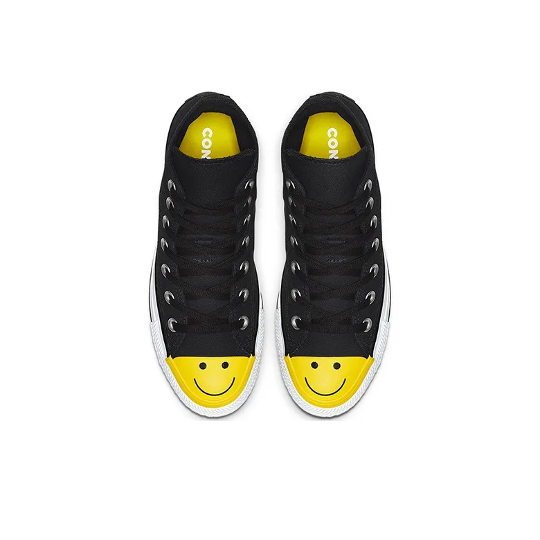 Converse Chuck Taylor All Star High 'Smiley Face Black'-3