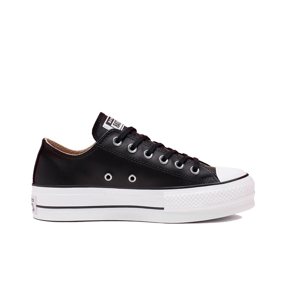 Converse Leather Platform Chuck Taylor All Star Black