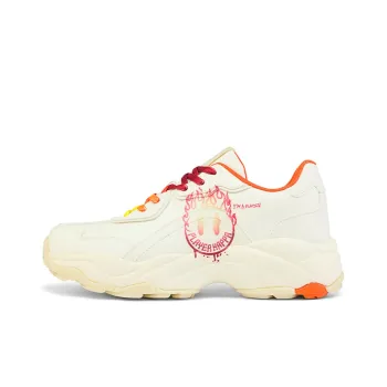 Kappa Wear Resistant Coverage Low Top Chunky Sneakers Unisex Winter White