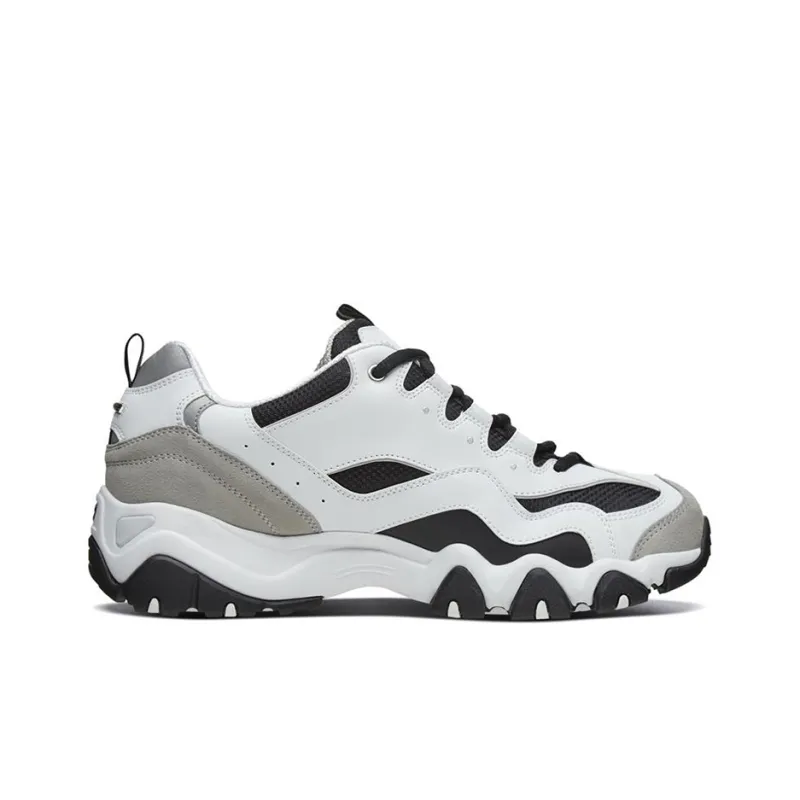 Skechers Dlites 2.0 'White Black Gray'-1