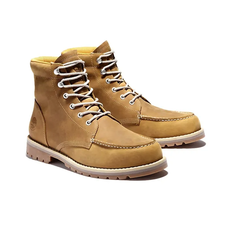 Timberland Redwood Falls Waterproof Moc Toe Boot 'Wheat Full Grain'-2