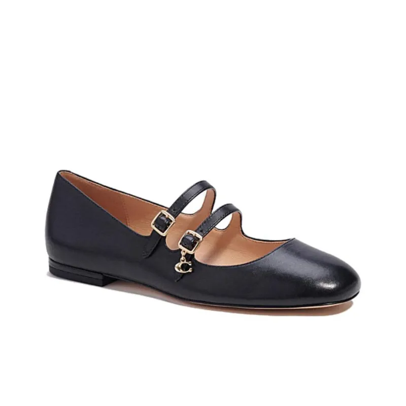 COACH Mary Jane Shoes Women's Black-2