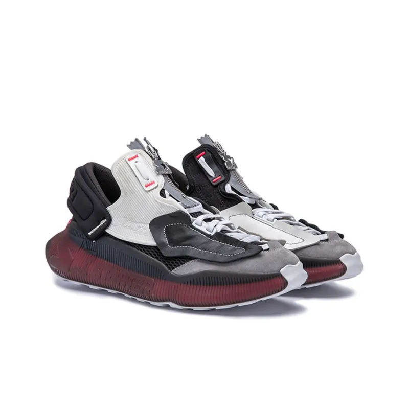STARTER Abrasion Resistant, Breathable, Lightweight, Height Increasing Low Top Chunky Sneakers Men's Gray-2