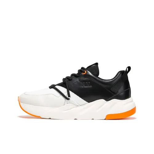 Anthony Miles Chunky Sneakers Men Low-Top Orange/White