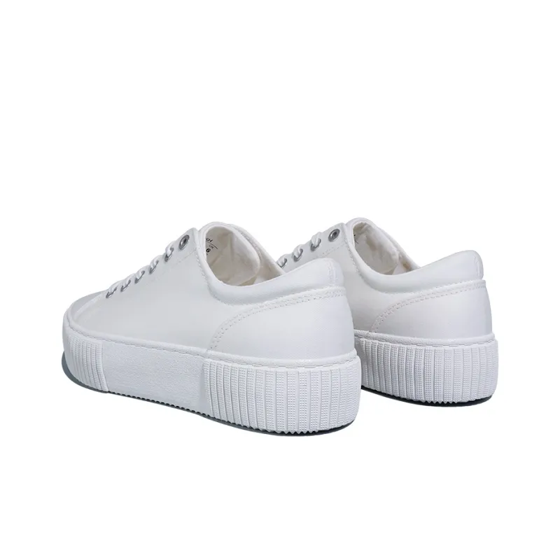 Rockfish Low Top Canvas Shoes Women's White-3
