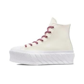 Converse All Star Lift Anti-Slip And Wear-Resistant Height Increasing High-Top Canvas Shoes Women's Beige