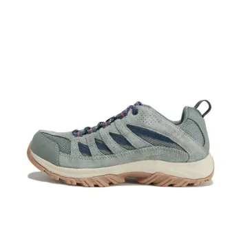 Columbia Crestwood Waterproof And Breathable Low Top Outdoor Shoes Women's Gray Green