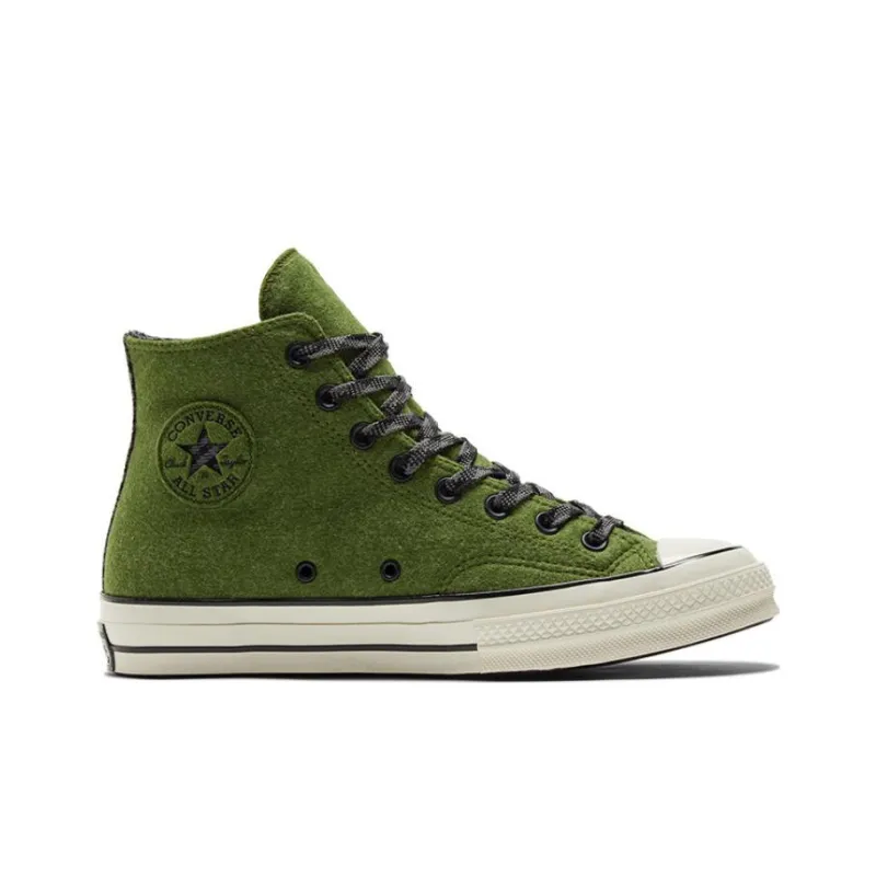 Converse Chuck 70 High Flannel 'Green'-1
