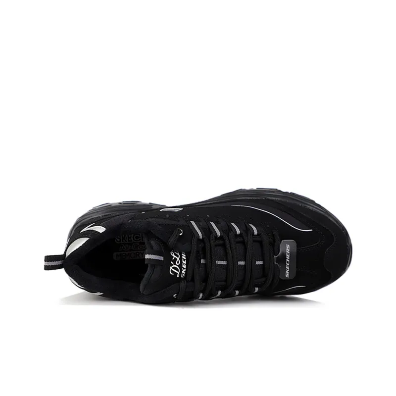 Skechers D'Lites Low Top Running Shoes Black-3