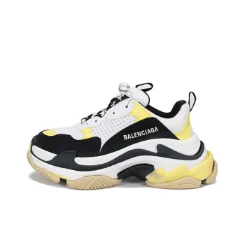Balenciaga Triple S 'Black Yellow' Women's