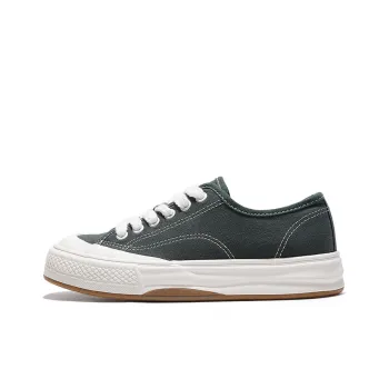 Feiyue Low Top Canvas Shoes Women's Dark Green