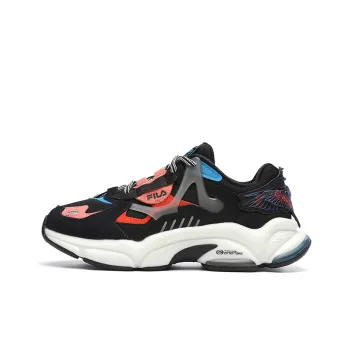 Marcelo Burlon X FILA FUSION RJV Chunky Sneakers Women's Low-Top Black/Pink