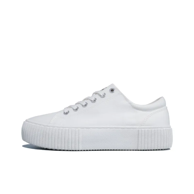 Rockfish Low Top Canvas Shoes Women's White-0