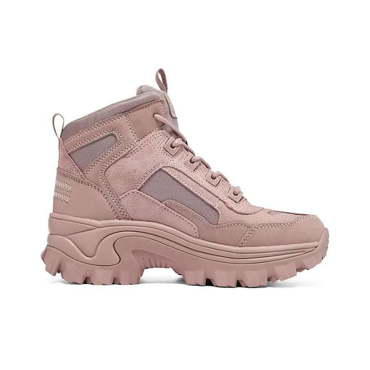 Skechers Street Blox Chunky Sneakers Women's High-Top Pale Dogwood-1