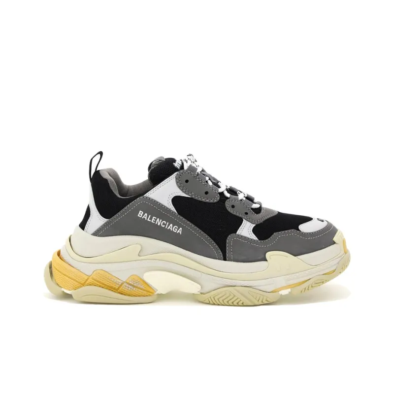 Balenciaga Triple S Sneaker 'Grey Yellow'-1