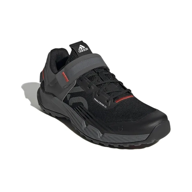 Adidas Five Ten Trailcross Clip In Black Grey Red Women's-2