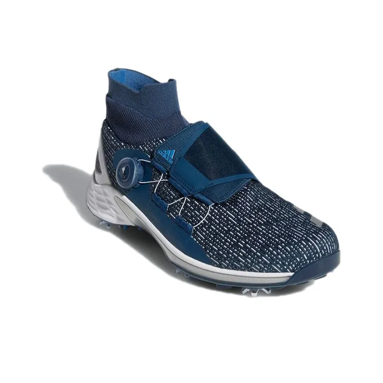 Adidas Zg21 Motion Primegreen Boa Mid Golf Crew Navy Silver Metallic Cloud White-2
