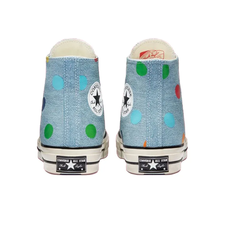 Converse Chuck Taylor All Star 70 Hi Golf Wang Denim Polka Dots-4