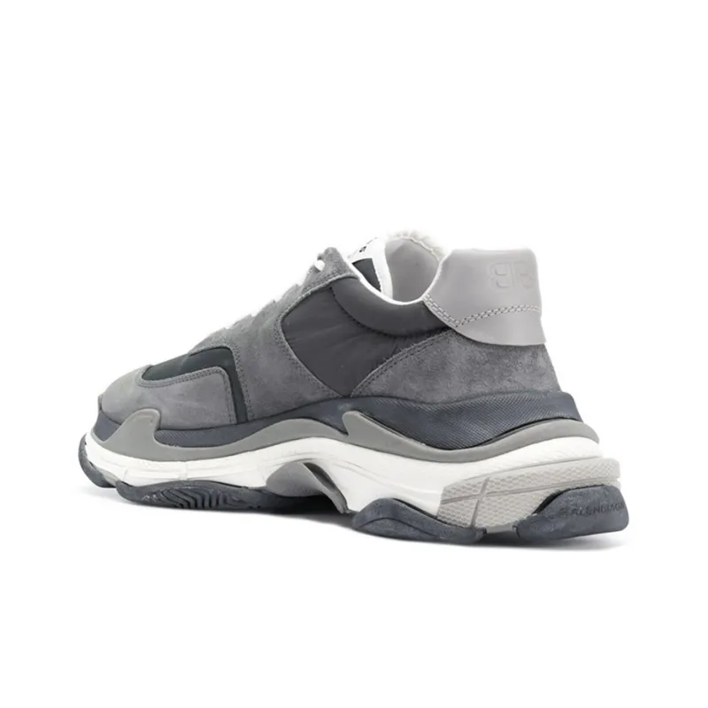 Balenciaga Triple S 2.0 Suede Grey Black-3
