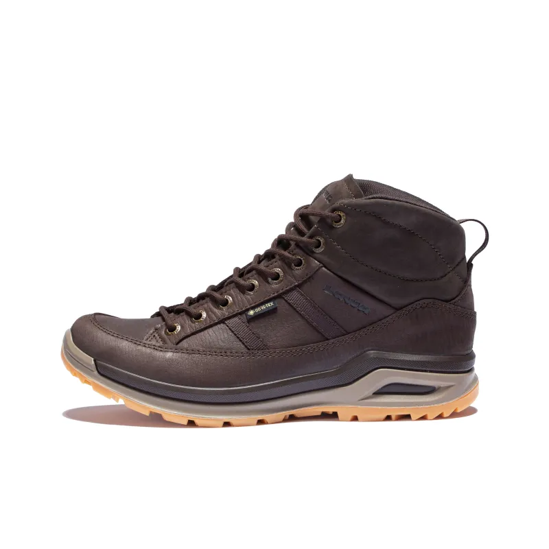 Lowa Prague GTX Anti Slip Wear Resistant Mid Top Outdoor Shoes Women's-0