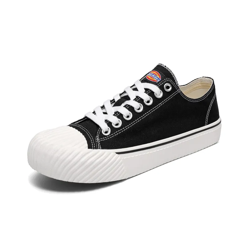 Dickies Canvas Shoes Unisex Low Top Black/White-1