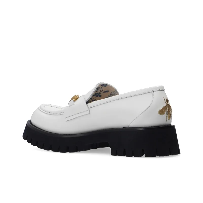 GUCCI Horsebit Women's Casual Shoes Women's White-3