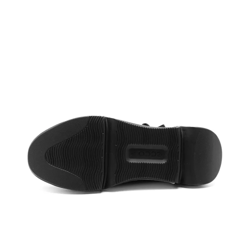 Ecco Tide Fun Low Top Chunky Sneakers Women's Black-4