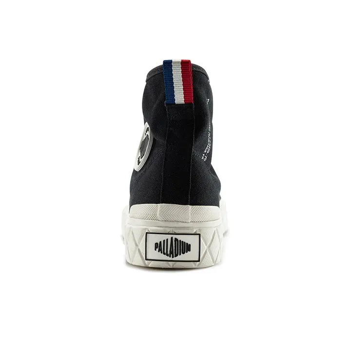 Palladium Palla Ace CVS Anti Slip And Wear Resistant Breathable High Top Canvas Shoes Unisex Black-3