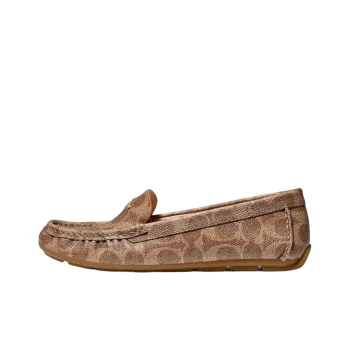 COACH Logo print Slip on Loafers