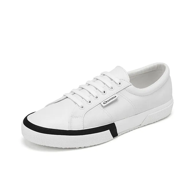 SUPERGA Anti-Slip Wear-Resistant Low-Top Canvas Shoes Men's White-2