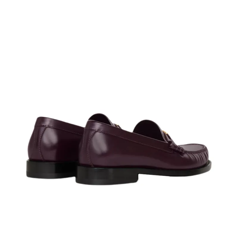 CELINE Casual Single Shoes Women's Red Brown-3