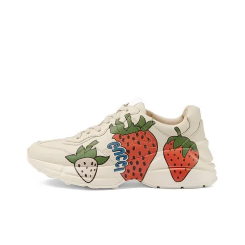 GUCCI Rhyton GUCCI Strawberry Sneakers Women's