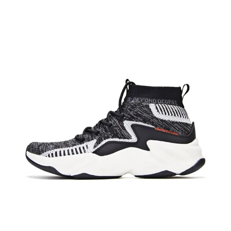 361° Chunky Sneakers Women's High Top Black/White-0