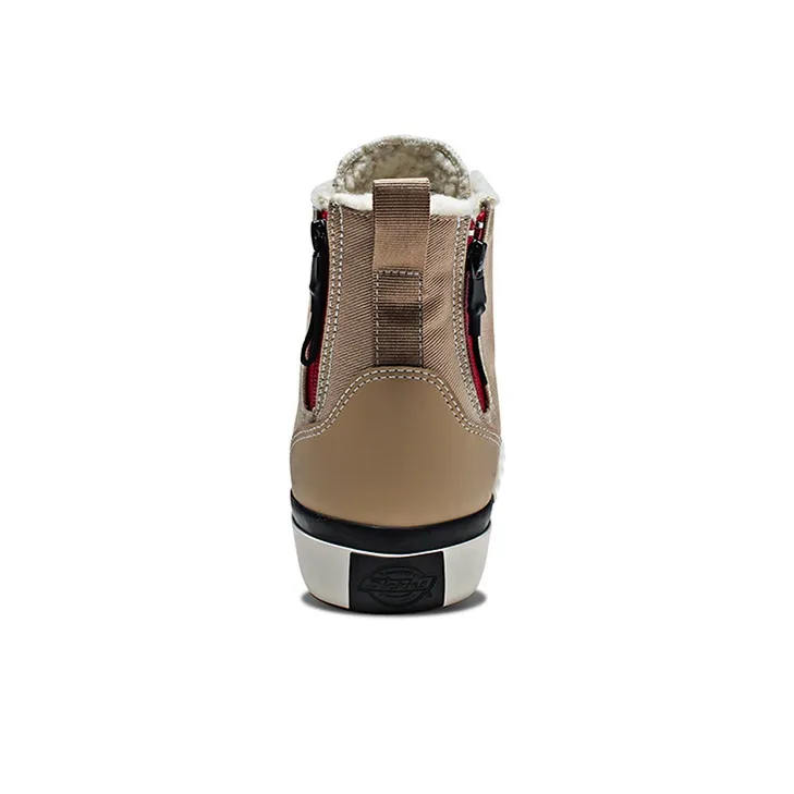 Dickies Canvas Shoes Unisex High Top Army Beige-3