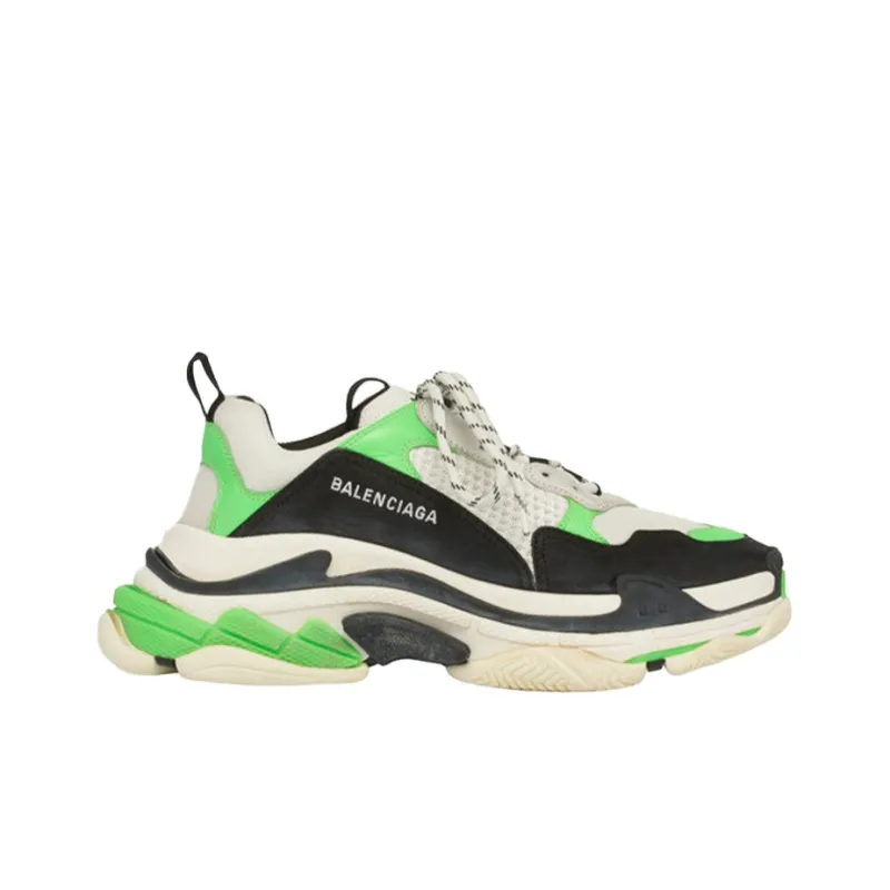 Balenciaga Triple S Green Black-1