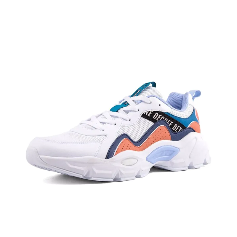 361° Low Top Chunky Sneakers Men's White Blue-1
