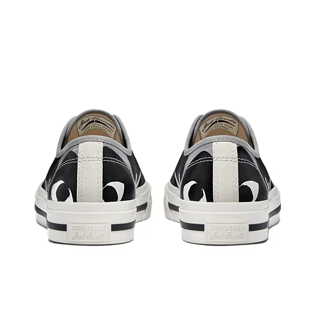 Converse Jack Purcell Comme Des Garcons Play Grey Black-3