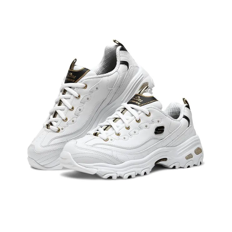 Skechers D'Lites Low Dad Shoes Gs White Women's-2