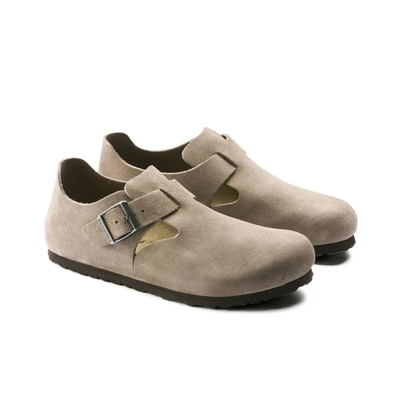 Birkenstock London Suede Leather 'Taupe'-4